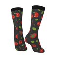 thumbnail image 3 of Goofa Tomatoes1 Printed Men's Crew Socks, Soft Durable Breathable Moisture-Wicking with Odor Control Cotton socks, 3 of 9