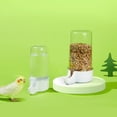 thumbnail image 1 of Comedero Automático para Pájaros | Bebedero de Plástico Transparente para Animales Pequeños | Dispensador de Agua a Prueba de Fugas para Pájaros, Hámsteres, Ardillas, Loros, Pinzones, Chinchillas | P, 1 of 5