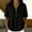 Black women plus size linen blouse a1, variant on Women Plus Size Casual Linen Blouse Short Sleeve Collared Zip Front Solid Loose Fit Shirts Summer Vacation Tops Dressy Tunic Tops, Khaki 2XL