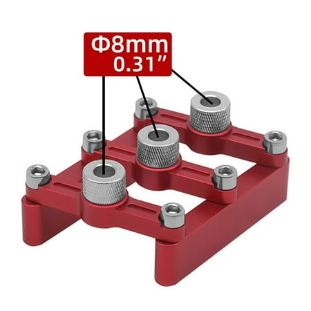 

Self Centering Dowelling Jig Dowel Drilling Pocket Hole Jig Punch Locator 3-10mm