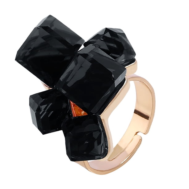 Moda Abertura Anillo Circonio Anillo Ajustable Cristal Circonio Anillos