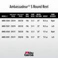 thumbnail image 4 of Abu Garcia Ambassadeur® S Round Reel, 5500 Size Fishing Reel, Left Hand, 4 of 6