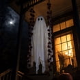 thumbnail image 2 of Halloween Decorations Outdoor 5Ft Pre-Assembled Hanging Swing Ghost Spooky Hanging Ghosts for Porch Yard Tree Party, 2 of 7