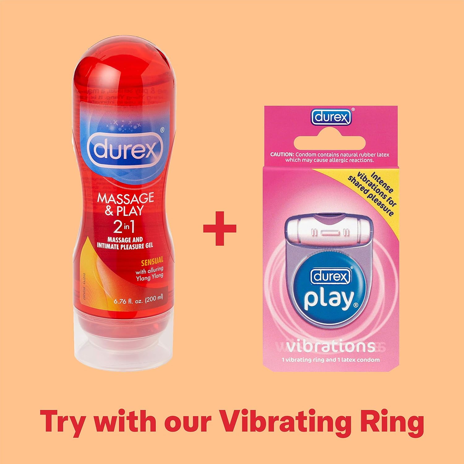 Durex Water Based Lube, Touch & Play Personal Lubricant with Ylang Ylang  for Women & Men, 6.76 FL OZ - 2 Pack - Walmart.com