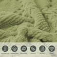 thumbnail image 5 of Flanne Bed Blankets Queen - Soft Lightweight Fuzzy Cozy Luxury Fall Winter Blanket Microfiber, Room Home Decor Christmas Decorations Gifts for Women and Men, 59.05x78.74in, Green, 5 of 6