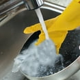 thumbnail image 6 of Raindrops 2 Pairs of PVC Cleaning Gloves Kitchen Dishwashing Gloves Waterproof Dish Washing Gloves, 6 of 8