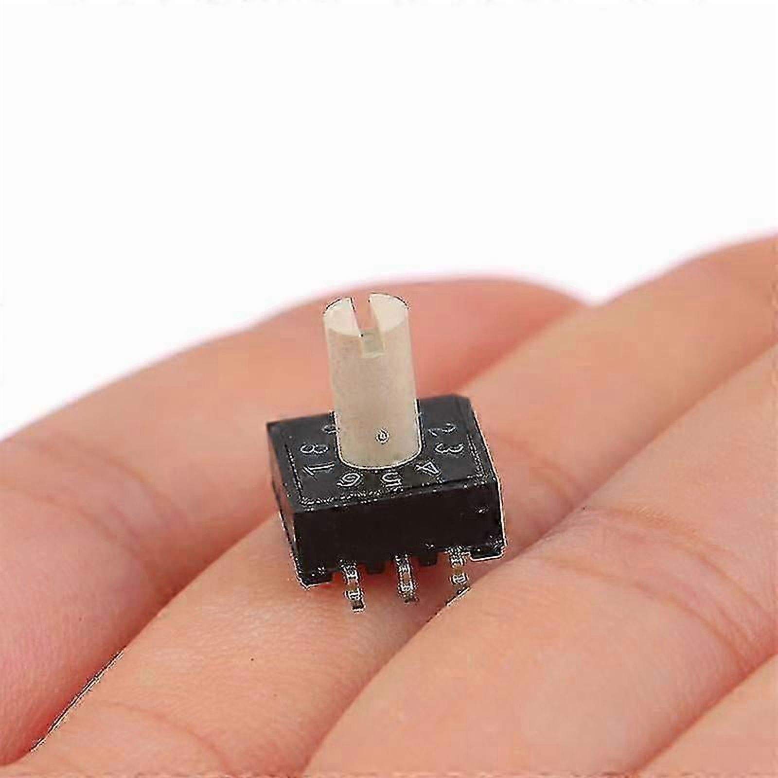 1pcs Rm3haf-10 Rotary Dial Switch 10 0-9 Coding Switch Patch 3:3 With ...
