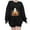 4-Black, variant on LYEAA Halloween Womens Sweatshirt Long Sleeve Crew Neck Regular Ribbed Cuff Tunic Oversized Casual Wear Pumpkin Holiday Clothes Black M