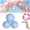 3 Balls Light Blue, variant on 3pcs Reusable Balloon Garland Arch Inflatable PVC Inflatable Balloons Arch Garlands Easy Setup Air-Filled Party Decoration Balloons for Birthdays Weddings
