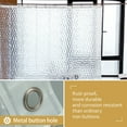 thumbnail image 4 of Heavy Duty EVA Shower Curtain Liner Waterproof Stall Shower Curtain 72x72 Inches, 4 of 13