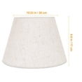 thumbnail image 4 of Simple Style Linen Lampshade Versatile Table Lamp Light Shade Home Lampshade, 4 of 6