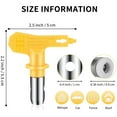 thumbnail image 2 of 5Pcs Reversible Airless Paint Nozzles with Tip Guard Set, Sprayer Paint Machine and Spraying Parts(215 315 417 523), 2 of 7