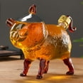 thumbnail image 2 of Decantador Animal Gloria barra soplado para ron cristal de aireador para s de Gato, 2 of 9