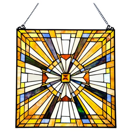 UPC 845202034831 product image for River of Goods Stained Glass Pharaoh's Jeweled Window Panel | upcitemdb.com