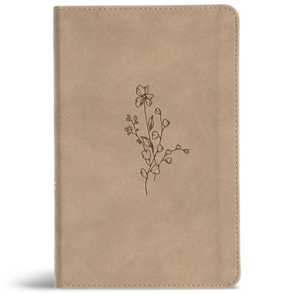 CSB Personal Size Bible, Digital Study Edition, Earth Suedesoft Leathertouch, (Hardcover)