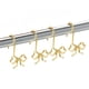 thumbnail image 1 of Dznils Ganchos para Cortina de Ducha con Lazo, Ganchos de Ducha de Metal Inoxidable, Juego de 12, Dorado, 1 of 12