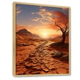 thumbnail image 2 of Designart "African Sands Exploration" African Floater Framed Wall Art Living Room, 2 of 7