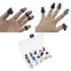 thumbnail image 5 of Paquete de 15 púas de pulgar para guitarra, púa de uñas , para guitarra, bajo, banjo, plástico y acero inoxidable, 15 rejillas, 5 of 9