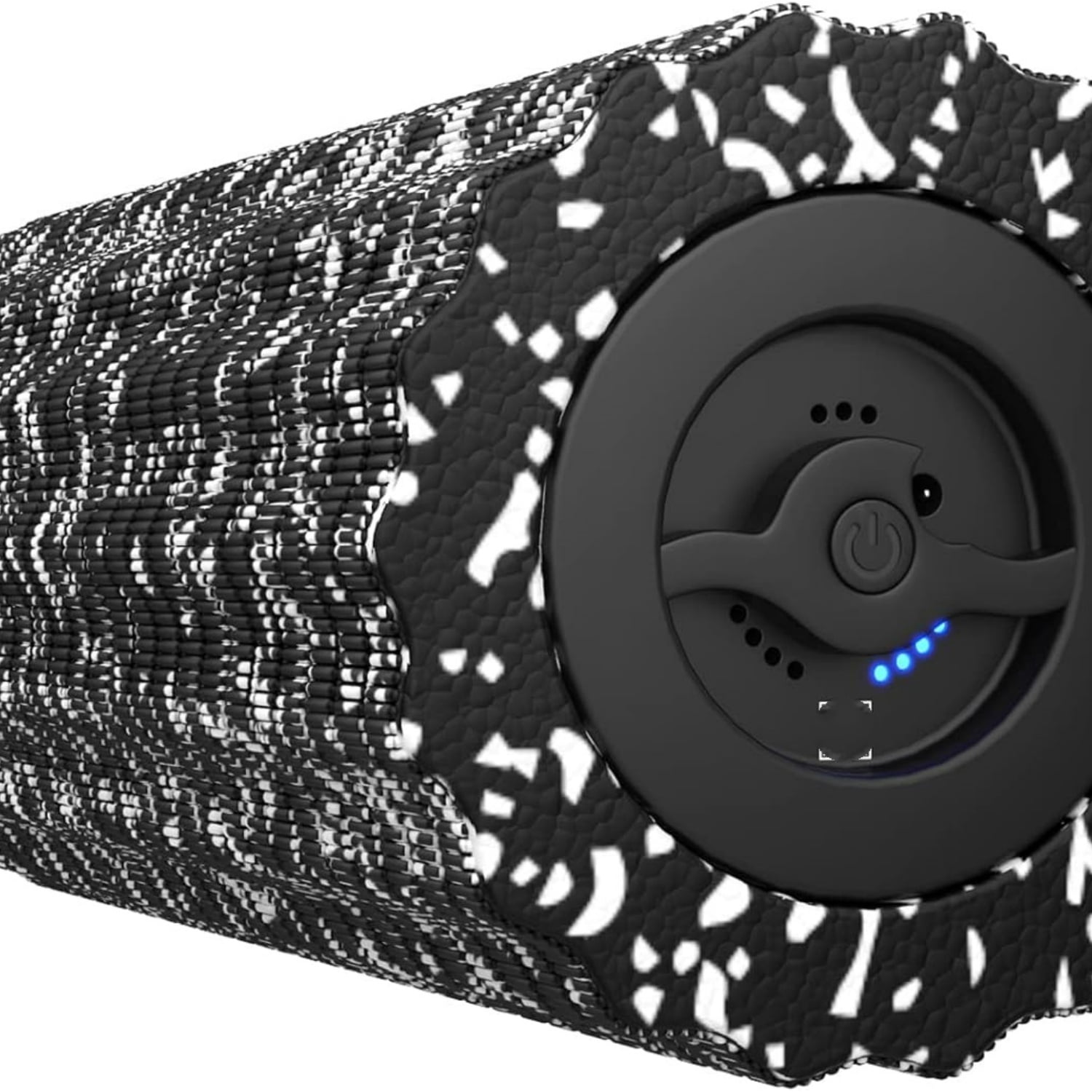 Vibrating Foam Roller for Muscle Deep Tissue, Back Pain Relief, Leg Foot Neck Massager, Exercise, Pilates, Muscle Recovery, Physical Therapy, 4-Speed, Rechargeable