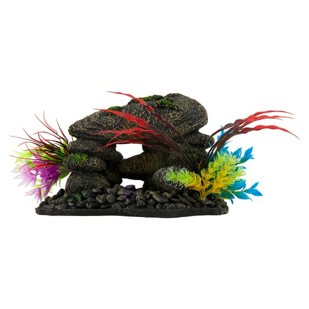 Aqua Culture XXL Wood or Rock Aquarium Ornament, Assorted Item May Vary