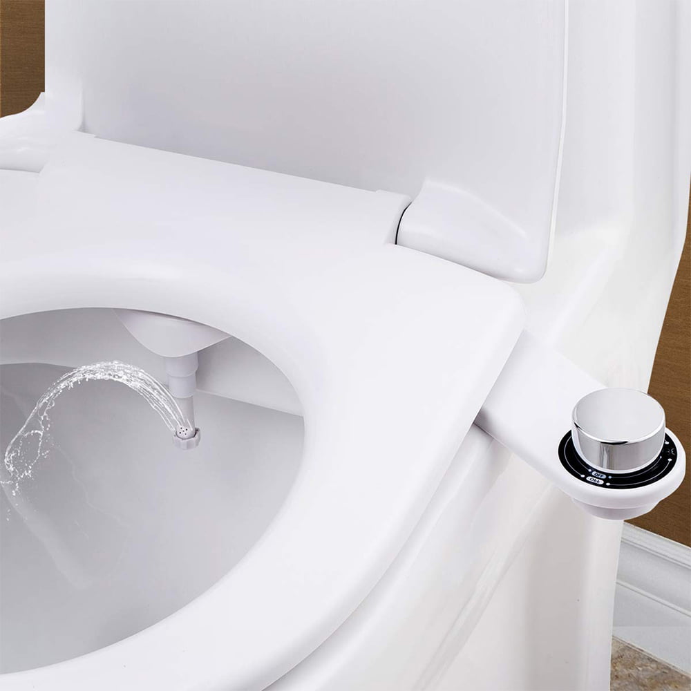 Single Nozzle Bidet Toilet Seat Attachment Mechanical Fresh Water Spray Parts 
