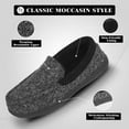 Mens Memory Foam Moccasin Slippers Gents Comfortable Slip on Indoor