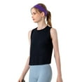 thumbnail image 3 of Amazhiyu Womens Athletic Yoga Cropped Tank Top Summer Sleeveless Crewneck Crop Tops Loose Workout T-Shirt, 3 of 7