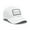 White / Black patch, variant on . Dream Big. Adult Unisex Adjustable Cap Hat