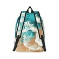 thumbnail image 2 of Yiaed Ocean Wave Crash Print Backpack, Premium Laptop Backpack, Travel Backpack for Women, Lightweight Backpacks, Comfortable Back Pack-Medium, 2 of 7