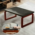 thumbnail image 3 of Foldable Folding Snack Table Wooden Desk Portable Dining Laptop Coffee Tea Table Modern Folding Coffee Table Wooden Home Laptop Coffee Tea Picnic Furniture Table Laptop Desk Coffee Tea Table, 3 of 12