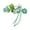 Green, variant on Soft Fuzzy Key Holders For Office School Cute Keyring Adorable Fuzzy Accessory