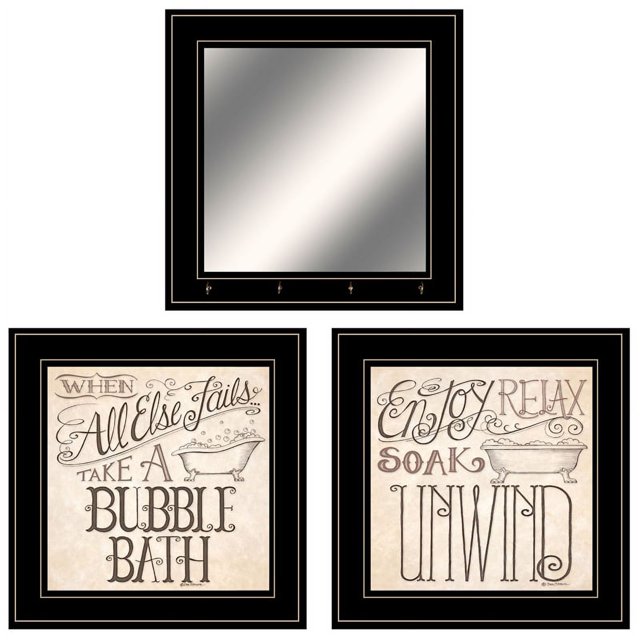 Soak and Unwind By Deb Strain Printed Wall Art Wood Multi-Color