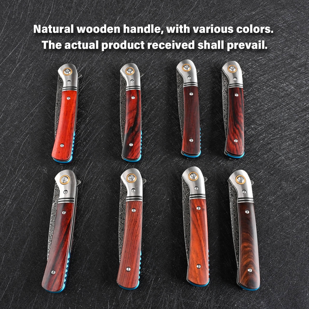 SDOKEDC Damascus Folding Pocket Knife with Clip, EDC Tool for Men, Outdoor Camping Fishing