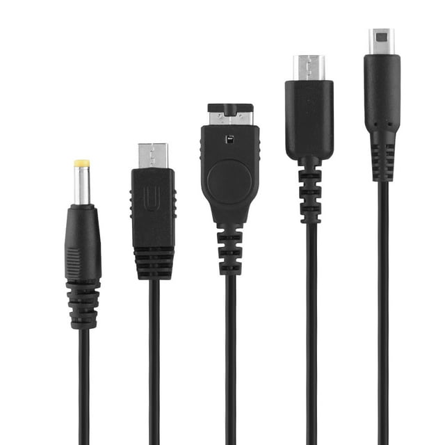 Usb Charger Charging Cable Micro Usb Charger Charging Equipment 5 In 1 Charger USB For Ll XL 3DS Multi Function Charging Cable