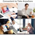 thumbnail image 6 of XIHAMA Keyboard Case for iPad 9th Generation 2021/8th Gen/7th Gen 10.2 Inch, Detachable Wireless with Pencil Holder Keyboard Cover for New iPad 9th Gen/8th Gen/7th Gen 10.2"/iPad Air 3/iPad Pro 10.5, 6 of 7