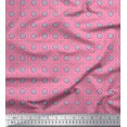 thumbnail image 1 of Soimoi Polyester Crepe Fabric Flower Artistic Print Fabric by Yard 52 Inch Wide, 1 of 3