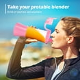 thumbnail image 5 of Personal Blender Portable Juicer Cup Maker with 380ml Bottles, Stainless Steel Blades and USB Rechargeable for Shakes and Smoothies, 5 of 6