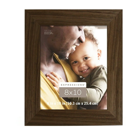 12 Pack: Walnut Wide Scoop 8" x 10" Frame - Expressions by Studio Decor