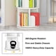 thumbnail image 4 of 4 niveles rotating estante - a space-saving almacenamiento rack para para niños y adults, ideal para para dormitorio o sala de estar corners (blanca wood design), 4 of 7