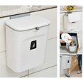 thumbnail image 1 of Contenedor de abono para cocina, bote de basura de 9L, bote de basura colgante con tapa, 1 of 5