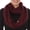 Burgundy, variant on 100% Merino Wool Infinity Loop Scarf - Midweight