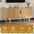 thumbnail image 6 of Soonbuy 47" TV Stand, Modern TV Console Table with Storage Compartment and Sliding Door, Gaming Entertainment Center with Cabinet for Living Room, Bedroom, Office, 6 of 8