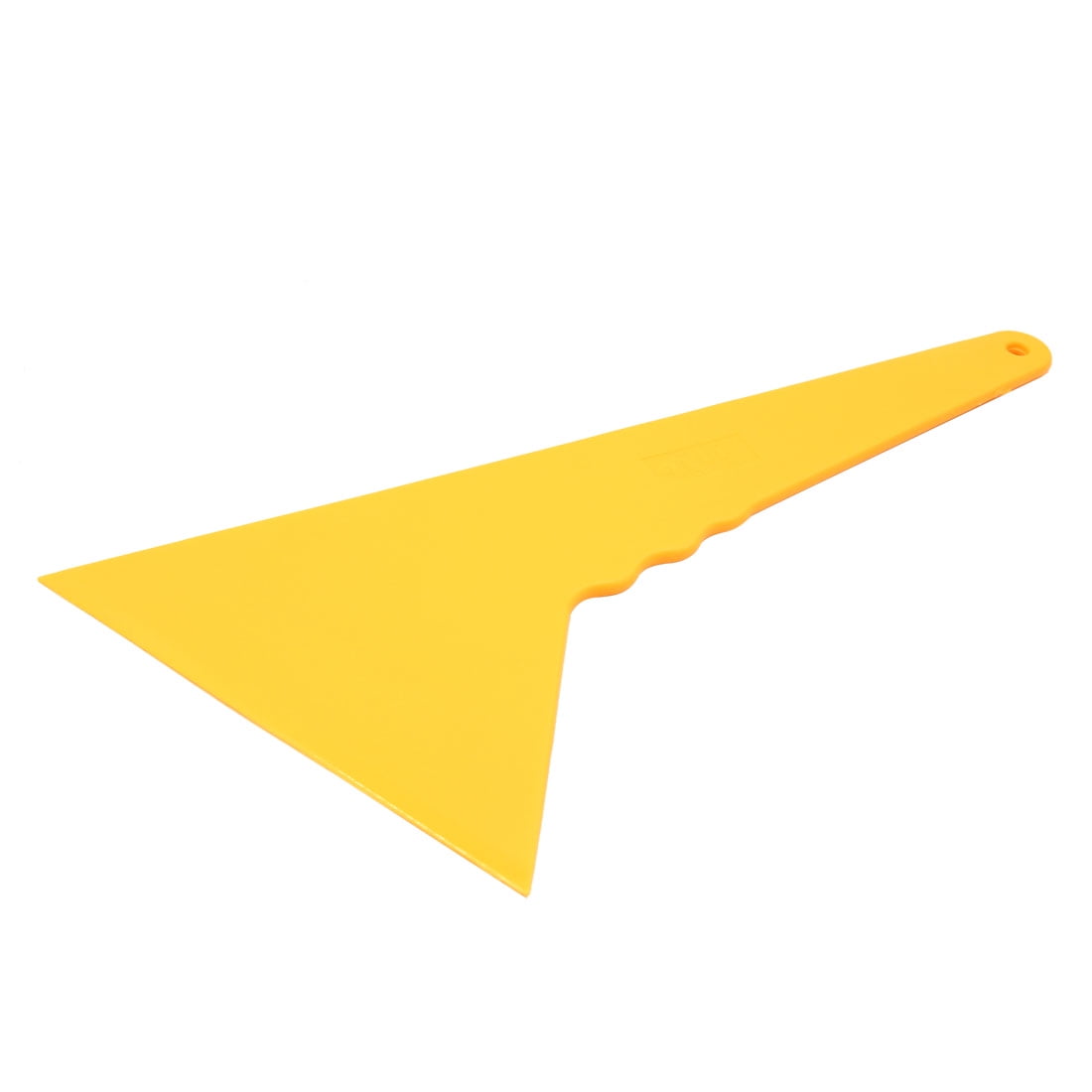 Unique Bargains Plastic Yellow Car Window Sticker Vinyl Film Scraper Squeegee Cleaning Tool