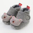 thumbnail image 6 of Kids' $10 Under Newborn Infant Baby Girls Boys Warm Fleece Winter Booties First Walkers Slippers Shoes Save Big, 6 of 6