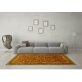 thumbnail image 3 of Ahgly Company Indoor Rectangle Persian Yellow Traditional Area Rugs, 2' x 4', 3 of 4