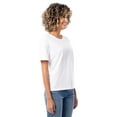 thumbnail image 4 of Time and Tru Women's Short Sleeve Boyfriend Pocket T-Shirt, XS-XXXL, 4 of 8
