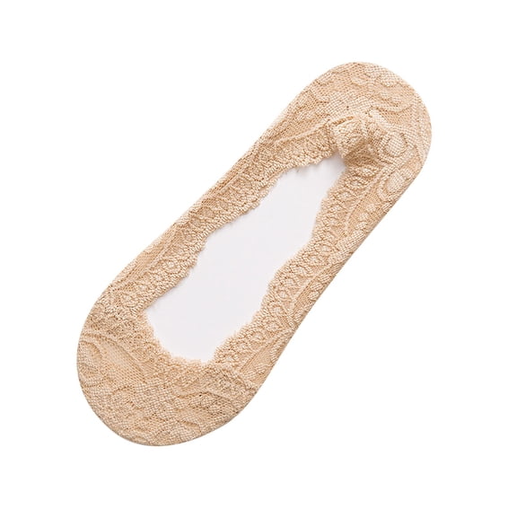 5 Pairs Of Womens Mens Ankle Socks Lace Non Slip Transparent Low Cut No Show Socks Womens