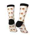 thumbnail image 3 of Goofa Funny Corgi Printed Men's Crew Socks, Soft Durable Breathable Moisture-Wicking with Odor Control Cotton socks, 3 of 9