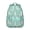 Greenish-blue-2, variant on Artistic Nordic Style School Backpack for Student, Durable Oxford Cloth, Symmetrical Wood Grain and Waves Pattern, Scratch-Resistant and Lightweight Travel Bag for Student and Student
