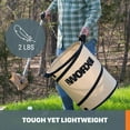 thumbnail image 3 of Worx WA0030 Landscaping 26-Gallon Spring Bucket Yard Bag # WA0030, 3 of 6